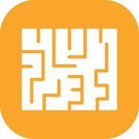 Maze Challenge Vector Icon