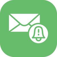 correo electrónico notificación vector icono