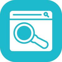 Web Search Vector Icon