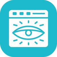 Web Visibility Vector Icon