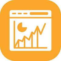 Website Statistics Vector Icon