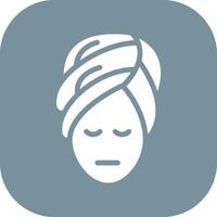 Head Towel Vector Icon