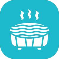 Hot Tub Vector Icon