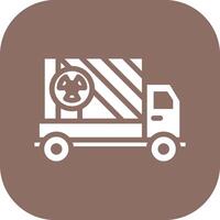 Neclear Truck Vector Icon