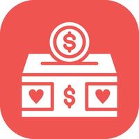 Donation Box Vector Icon