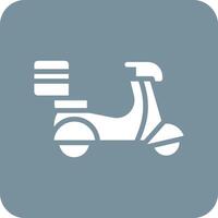 Delivery Scooter Vector Icon