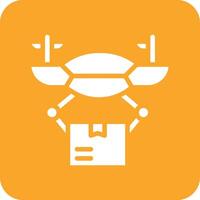 Drone Delivery Vector Icon