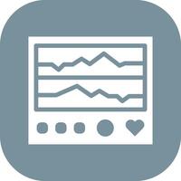 Electrocardiogram Vector Icon