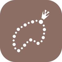 Praying Beads Vector Icon