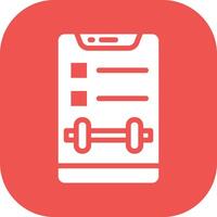 Workout Routing Vector Icon