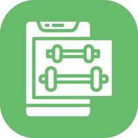 Online Gym Vector Icon