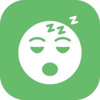 Sleeping Face Vector Icon