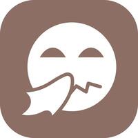 Sneezing Face Vector Icon