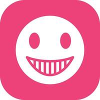 Grinning Face with Smiling Eyes Vector Icon