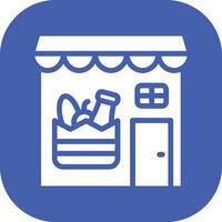 Groceries Store Vector Icon