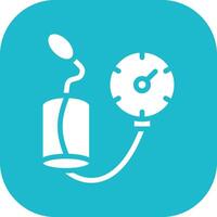 Blood Pressure Gauge Vector Icon