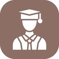 Male Graduate Vector Icon