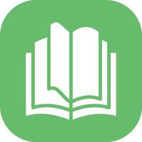 Open Book Vector Icon