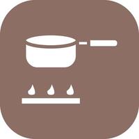 Water Boil Vector Icon