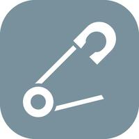 Safety Pin Vector Icon