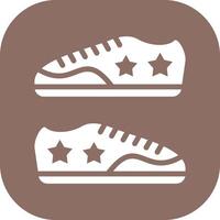 Baby Shoes Vector Icon