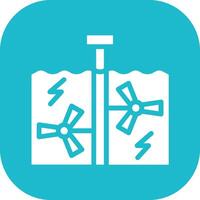 Tidal Power Vector Icon