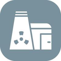 Nuclear Plant Vector Icon