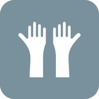 Raise Hand Vector Icon
