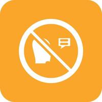 No Speak Vector Icon