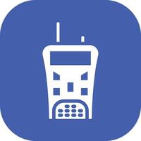 icono de vector de walkie-talkie