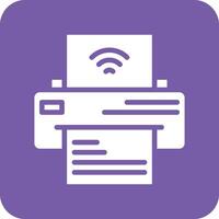 Smart Printer Vector Icon