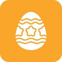 Chocolate Egg Vector Icon