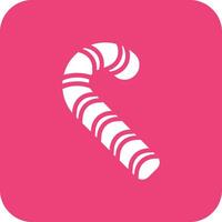 Candy Cane Vector Icon