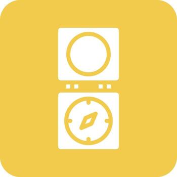 Army Compass Vector Icon