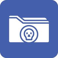 Folder Hacked Vector Icon