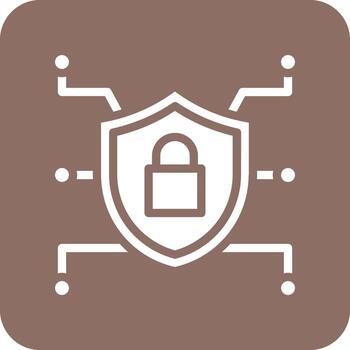icono de vector de cifrado