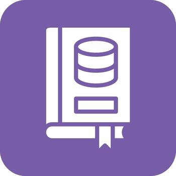 Library Database Vector Icon