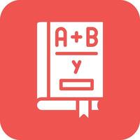 Algebra Book Vector Icon