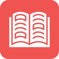 Open Book Vector Icon