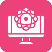 Quantum Computing Vector Icon