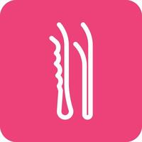 Hair Pin Vector Icon