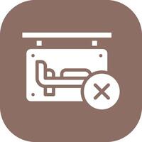 Room Cancel Vector Icon