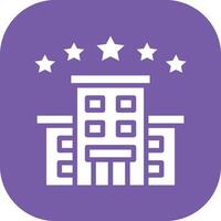 5 Star Hotel Vector Icon