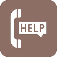 Help Line Vector Icon