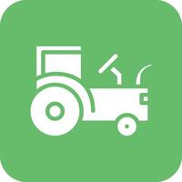 icono de vector de tractor