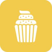 Wedding Cupcake Vector Icon