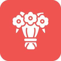 Flower Bouquet Vector Icon