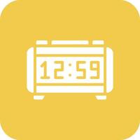 Digital Clock Vector Icon