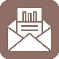 Email Statistics Vector Icon