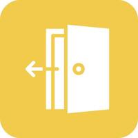 Exit Door Vector Icon